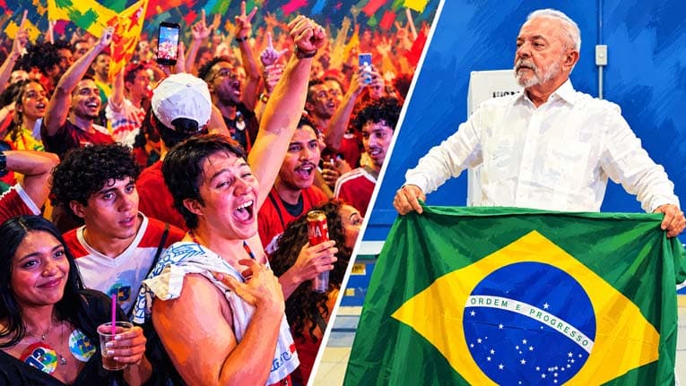 Elecciones en Brasil: Lula supera a Flavio Bolsonaro y vuelve al Planalto por cuarta vez
