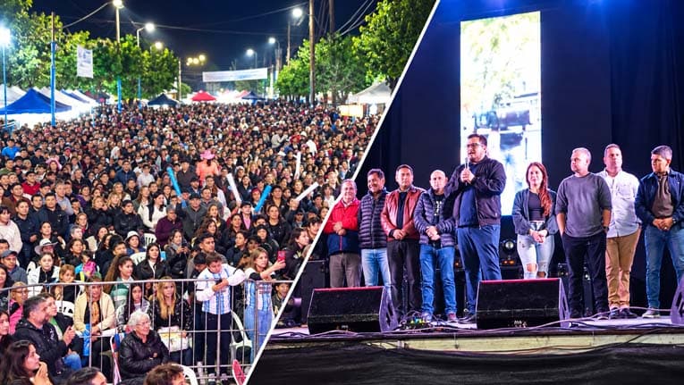 Jaldo respalda el acople de 17 comunas del Oeste, presentado ante 10.000 personas en El Manantial