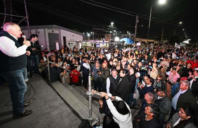 Jaldo habilita pavimento, luminarias LED y plaza Papa Francisco en El Palomar