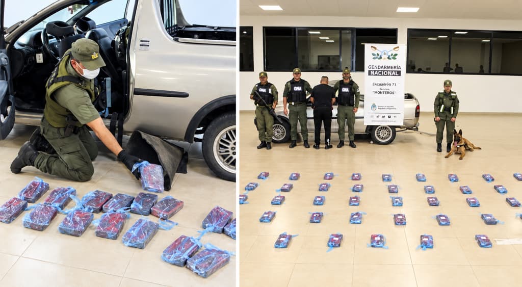 Hallan 48 kilos de cocaína en doble fondo de una camioneta en la ruta a Tafí del Valle