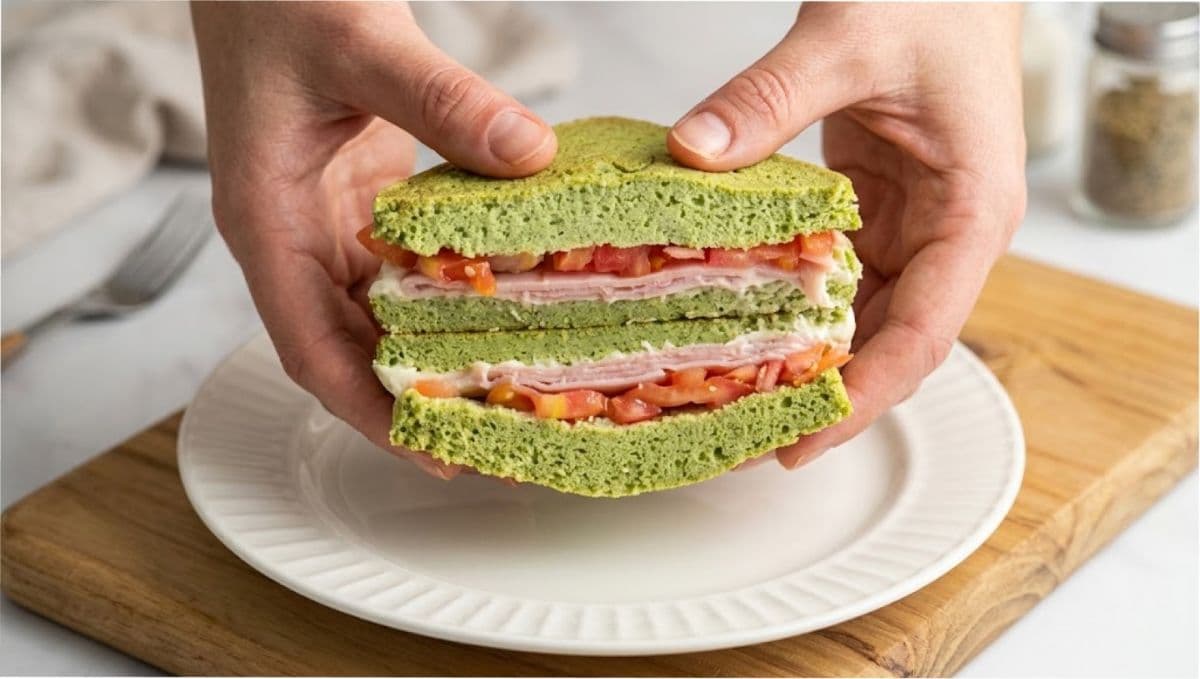 Pan de brócoli sin gluten: listo en el microondas en dos minutos